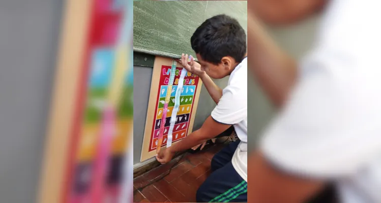 Alunos puderam fazer várias medições em sala de aula e testar conceitos na prática.