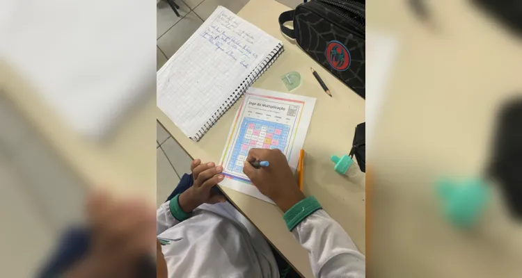 Trabalho teve momentos diversificados em sala de aula.