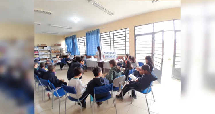 Veja alguns registros do trabalho em sala de aula.