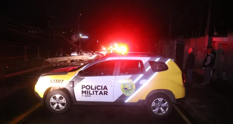 Polícia Militar (PM) registrou a ocorrência, no local |