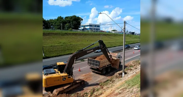 Nesta semana, estão previstos serviços de recuperação de pavimento, implementação de revestimento asfáltico, limpeza de drenagem e refinamento, entre outras atividades.