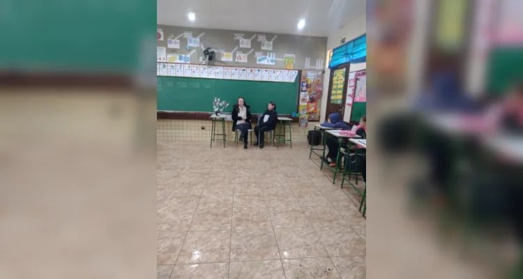 Educandos puderam compreender melhor o tema com auxílio de entrevistada.