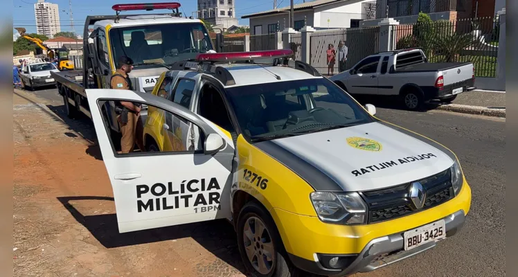 Mulher é rendida e tem carro roubado em PG; PM recupera