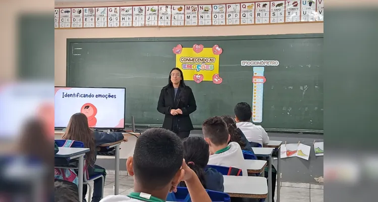 Diversas etapas contribuíram para o trabalho dos alunos em sala de aula.