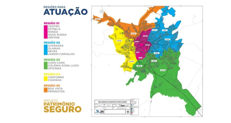 Uma equipe de guardas municipais estará à disposição do Chapada, Periquitos, Boa Vista e todas as vilas que compõem essa região.