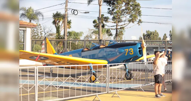 Aeronaves históricas pertencem ao WS Museum, de Campo Largo.