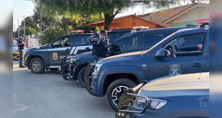 Operação conjunta envolveu polícias Civil e Militar e a Guarda Municipal.