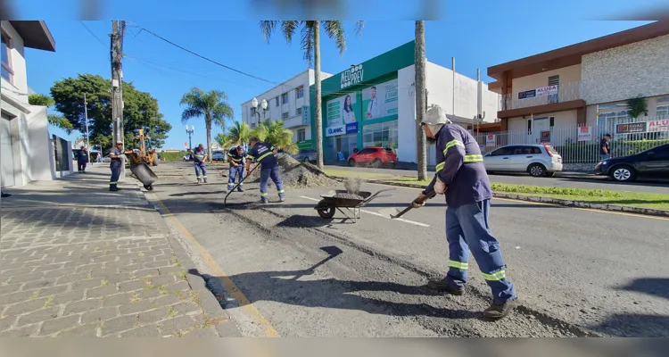 Rua da 'Santa Casa' de Ponta Grossa passa por melhorias |