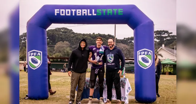 Prêmio de melhor jogador de ataque foi entregue ao Quarterback Paulo Moreira.