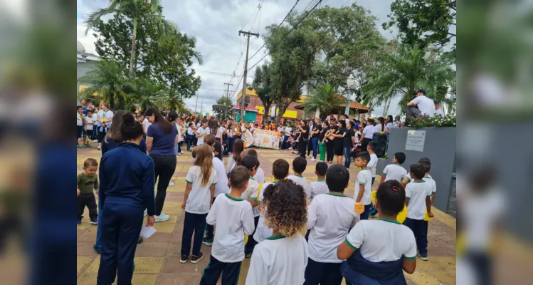 Estudantes puderam protagonizar vários momentos dentro de importante temática.