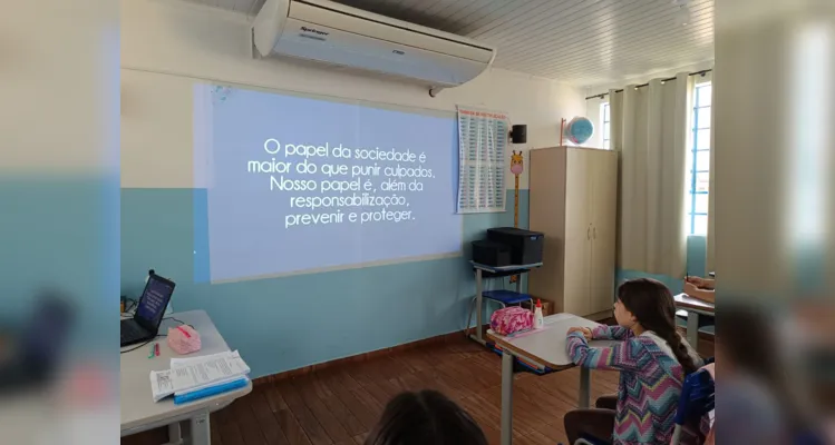 Confira os registros realizados na escola em decorrência da campanha.