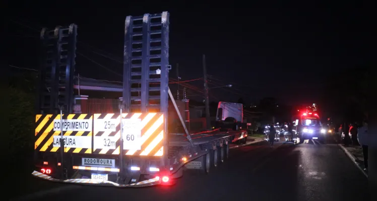 Acidente aconteceu na noite desta terça-feira, no Parque Nossa Senhora das Graças