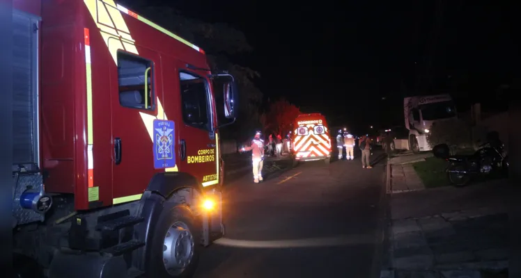 Acidente aconteceu na noite desta terça-feira, no Parque Nossa Senhora das Graças