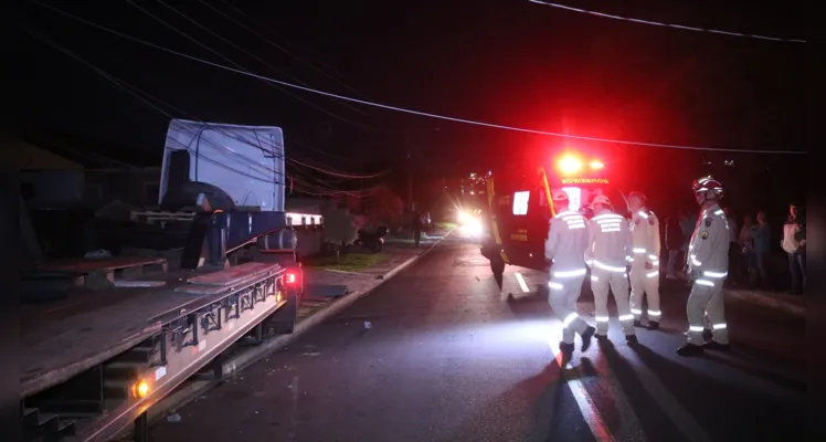 Acidente aconteceu na noite desta terça-feira, no Parque Nossa Senhora das Graças