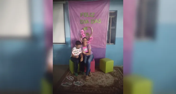 Reconhecimento da turma às mães teve grande emoção durante as ações.