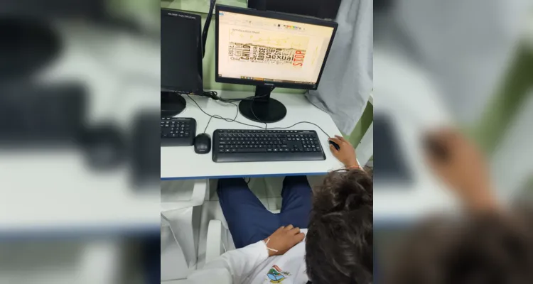 Tecnologia foi importante aliada no trabalho dos alunos sobre a temática.