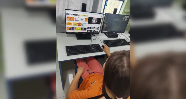 Tecnologia foi importante aliada no trabalho dos alunos sobre a temática.