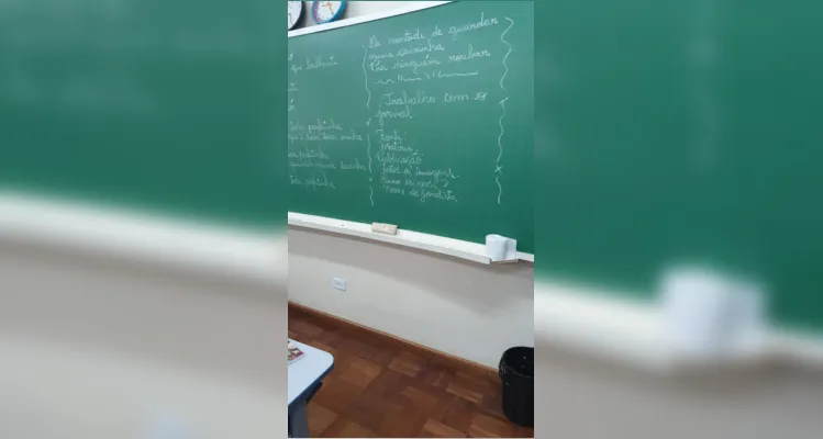 A proposta promoveu discussões enriquecedoras entre a turma, baseadas em análises prévias realizadas pelos alunos.