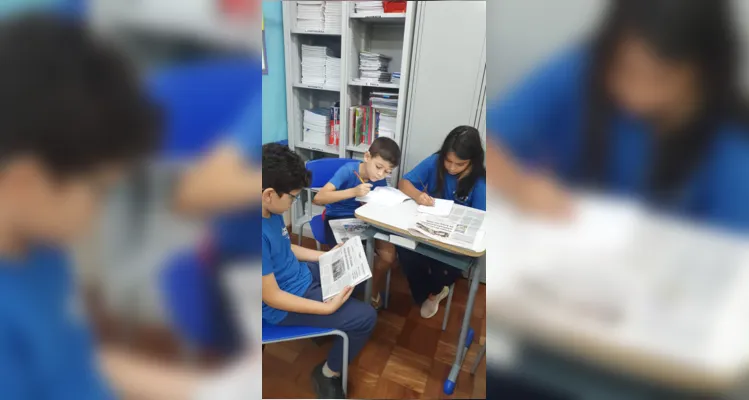 A proposta promoveu discussões enriquecedoras entre a turma, baseadas em análises prévias realizadas pelos alunos.