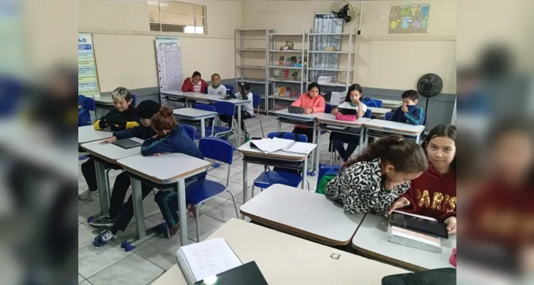 Tecnologia contribuiu efetivamente para o trabalho em sala de aula.