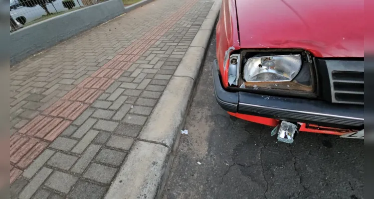 Ciclista fica ferido após ser atingido por carro no bairro Olarias em PG