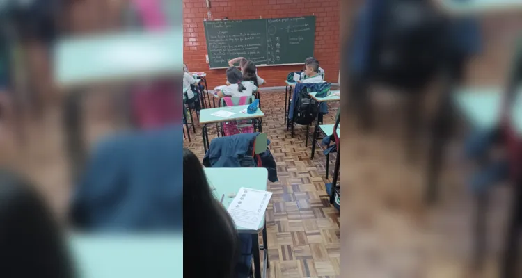 Proposta movimentou educandos em sala de aula.