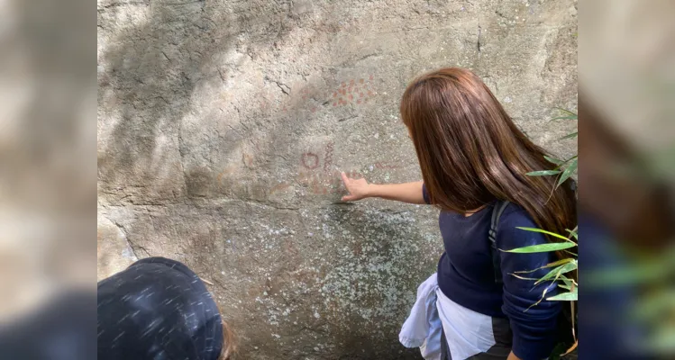 Educandos puderam percorrer um pouco da história no local.