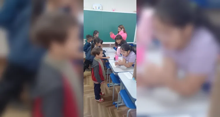 Como encerramento, os alunos apresentaram seus trabalhos em uma feira de ciências organizada na escola.