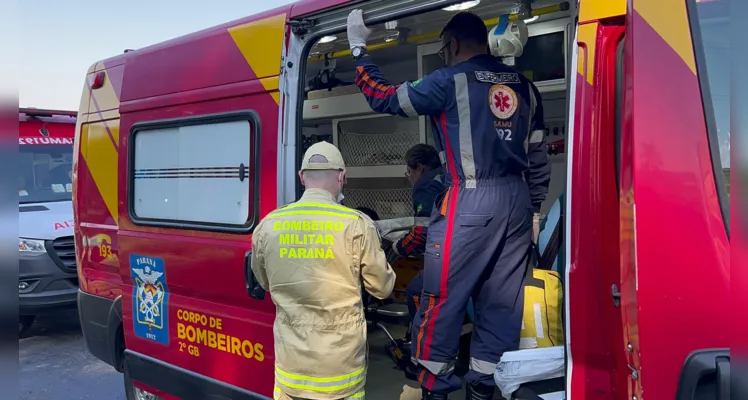 Homem pula de máquina após perder o controle do freio em PG