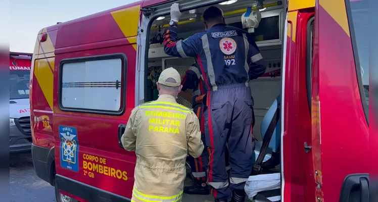 Homem pula de máquina após perder o controle do freio em PG