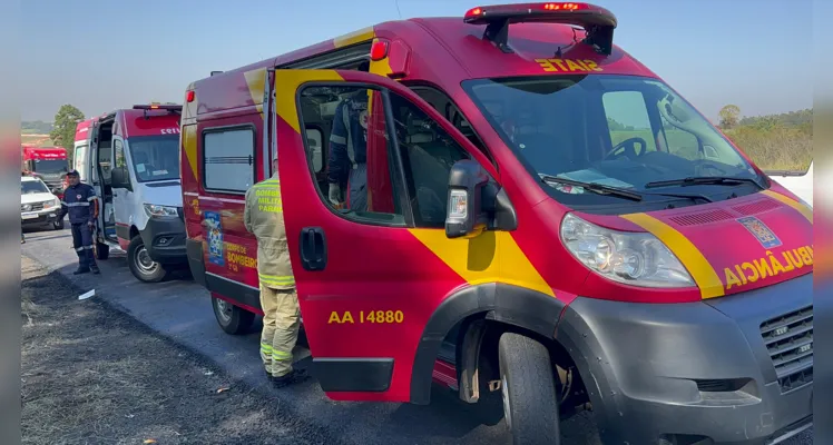 Homem pula de máquina após perder o controle do freio em PG