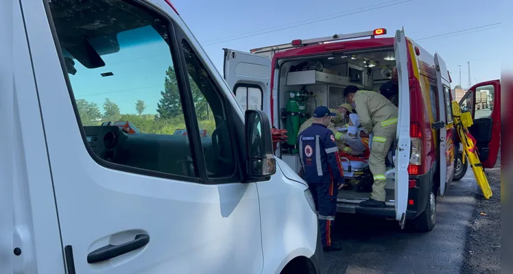 Homem pula de máquina após perder o controle do freio em PG