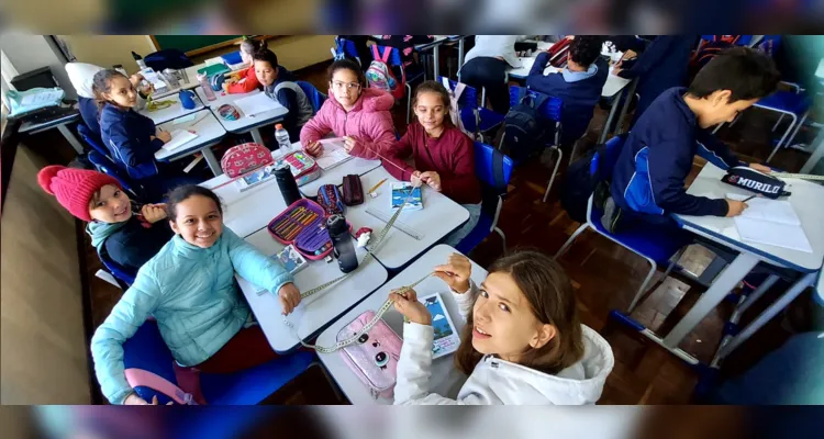 A turma realizou as atividades mesclando estudos teóricos e dinâmicas práticas.