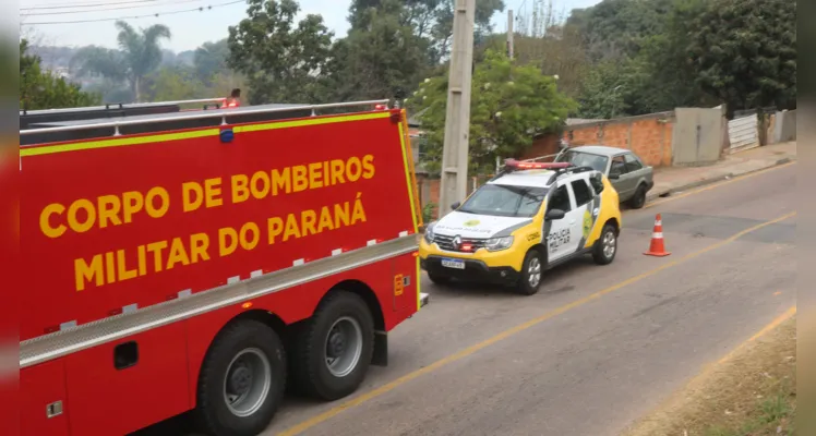 Residência foi tomada pelas chamas