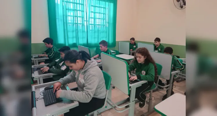 Educandos puderam trabalhar de forma prática e divertida em sala de aula.