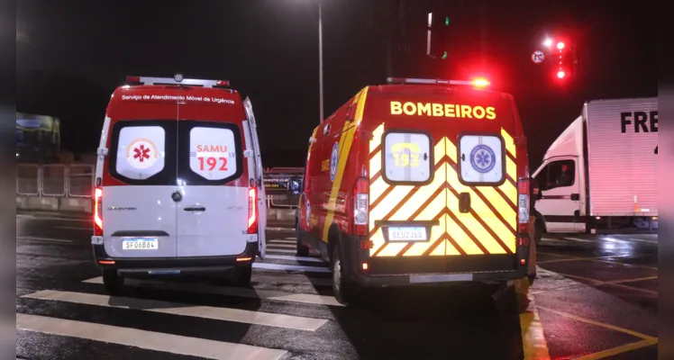 Adolescente que estava em uma bicicleta ficou ferido