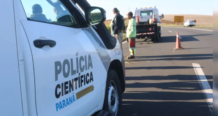 Homem cai de moto e morre na BR-376, em Ponta Grossa |