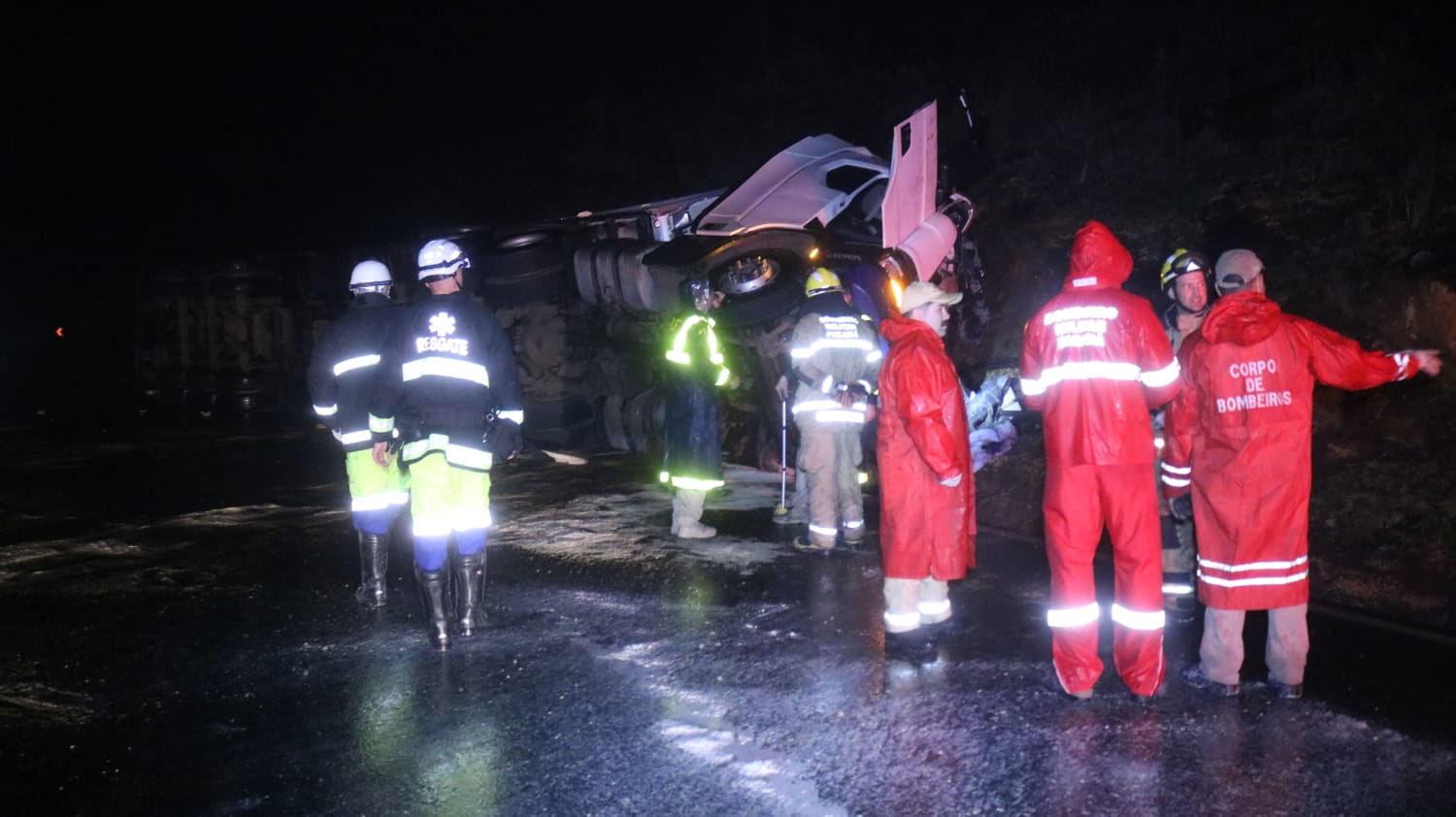 Motorista de caminhão que transportava maçãs morre em acidente, na BR-373, em Ipiranga |