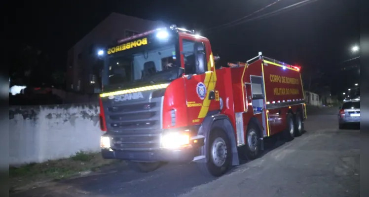 Corpo de Bombeiros é acionado para combater princípio de incêndio em Ponta Grossa, esta terça-feira (27) |