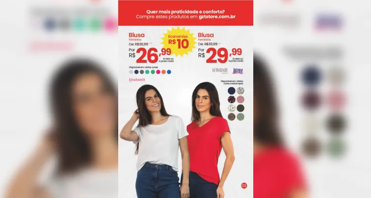 Lojas GZT promovem "explosão" de ofertas na próxima semana em PG