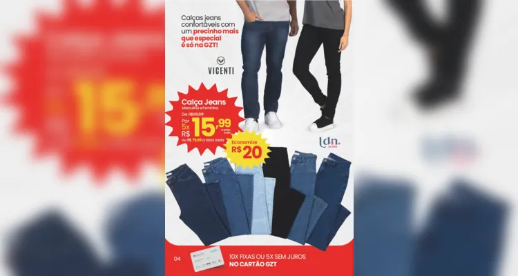 Lojas GZT promovem "explosão" de ofertas na próxima semana em PG