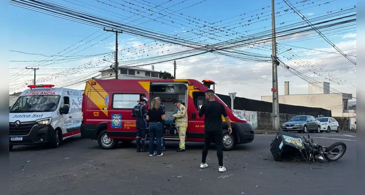 Equipes de socorro foram acionadas para o local da ocorrência.