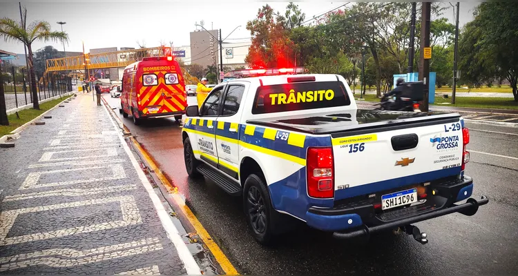 Ocorrência aconteceu na região central de Ponta Grossa.