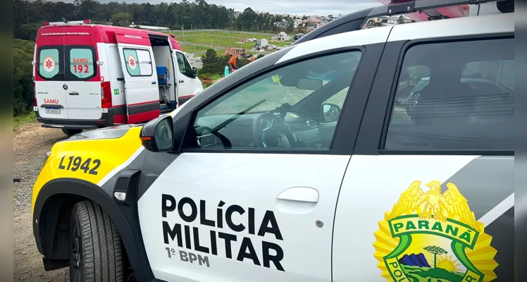 Polícia Militar foi acionada para o local da ocorrência.