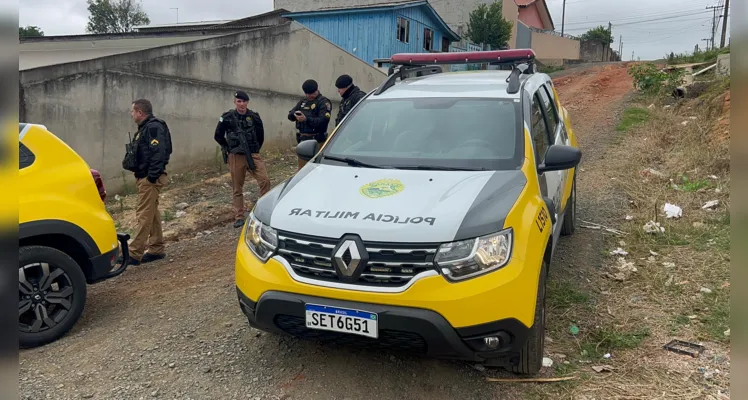 Vários agentes de segurança foram para o local da ocorrência.