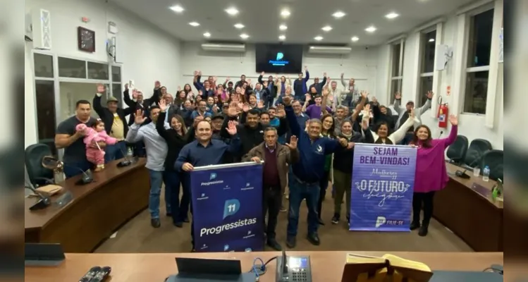 Convenção do Progressistas também aconteceu no Poder Legislativo.