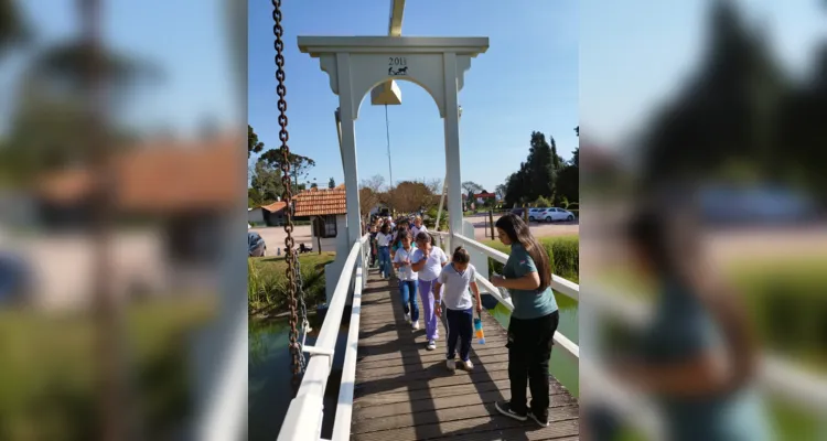 Veja os registros dos educandos durante o passeio no local.