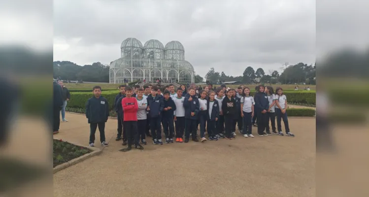 Veja registros de como foi a visita dos educandos na capital.