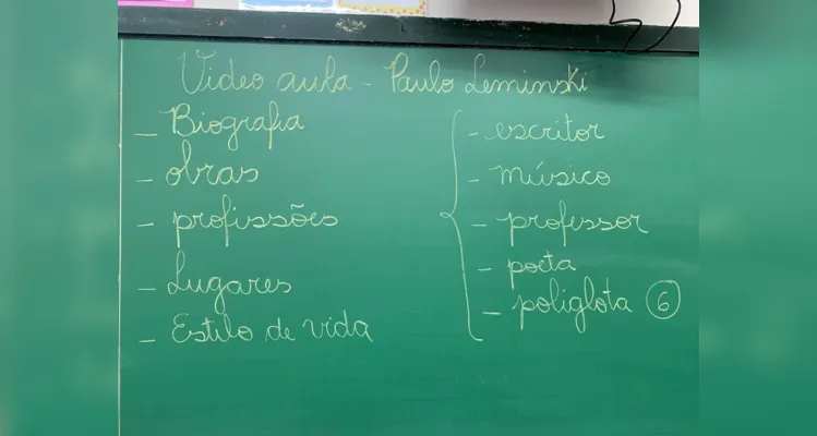 Educandos puderam imergir no conteúdo e realizar produções sobre o tema.