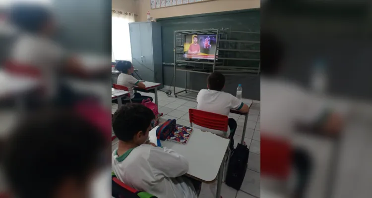 Estudantes puderam imergir nos conteúdos apresentados em sala de aula.